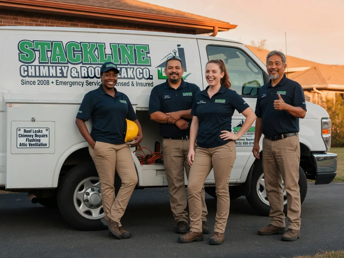 Chimney flashing repair company in Saronville, NE